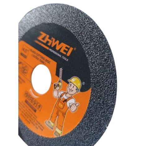 Disco Diamantato Da Taglio Vetro 115 mm Per Smerigliatrice Angolare Foro 22.2 mm art.07633