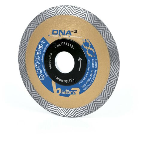 DISCO DIAMANTATO DNA 125 MM MONTOLIT CBX125