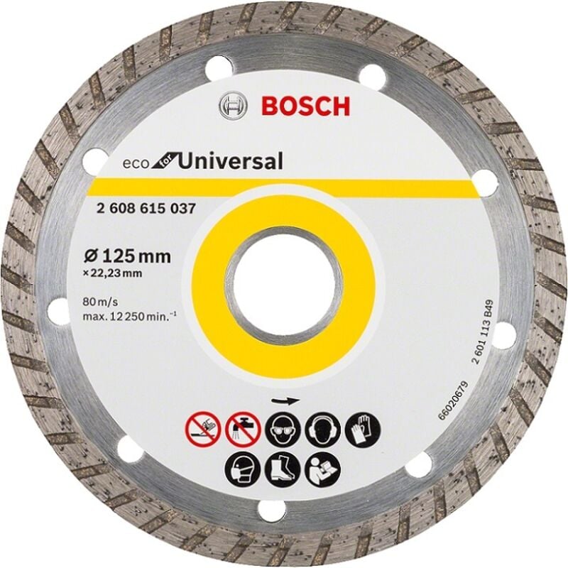 DISCO DIAMANTATO BOSCH 125mm TURBO ECO UNIVERSAL