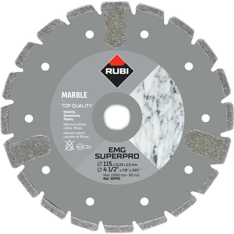DISCO DIAMANTATO EMG 115 SUPERPRO PER MARMO - 30995