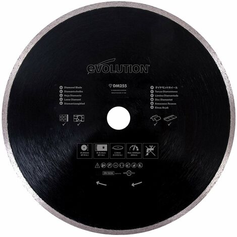 Disco diamantato EVOLUTION Lamdrage3 255 mm Evolution