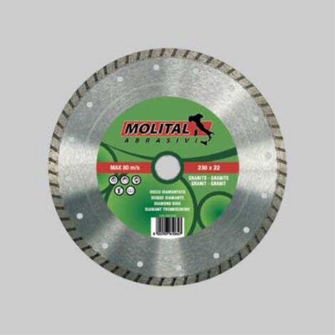 Disco diamantato 'granito' molital ø 230 mm MOLITAL