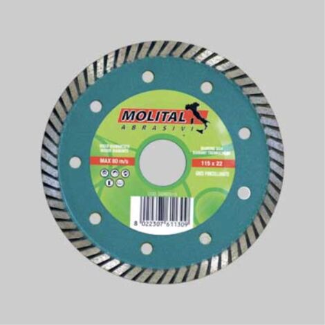 Disco diamantato 'gres' molital ø 115 mm MOLITAL