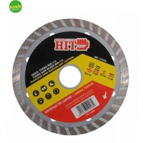 Disco diamantato Hit ø115 mm Universale per cantiere