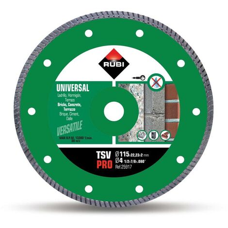 Disco diamantato materiali edili turbo tsv 115 pro