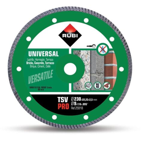 Disco diamantato materiali edili turbo tsv 230 pro