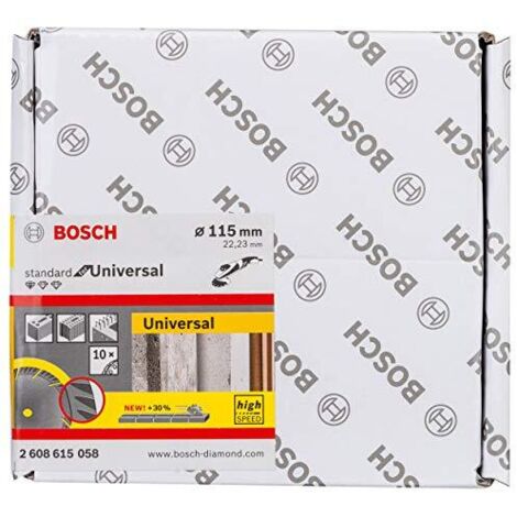 Disco diamantato multi-materiale PRO, 115 x 22,23 mm, set da 10 pezzi