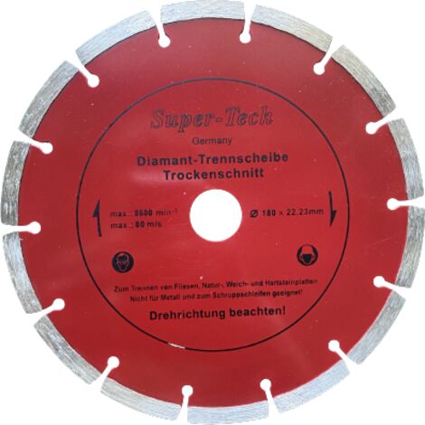 Disco diamantato per piastrelle e smalto 180MM