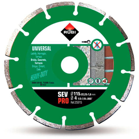 Disco diamantato sev 115 pro 25915 rubi