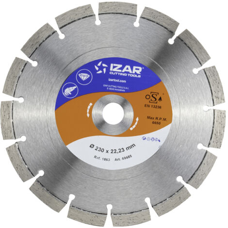Disco Diamante Cantero - 1863 - 230 X 12 mm IZAR