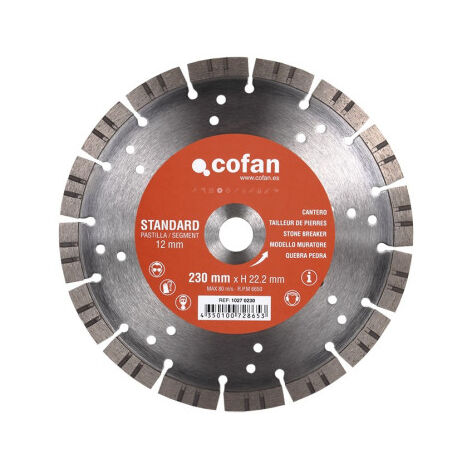 Disco Diamante Cantero Standar 12mm de altura 10270230