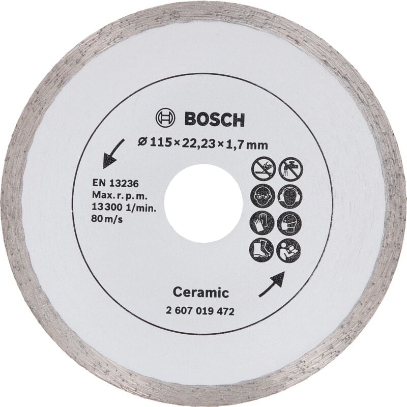 

2607019472 Disco de diamante para azulejos, Ø 115 mm - Bosch