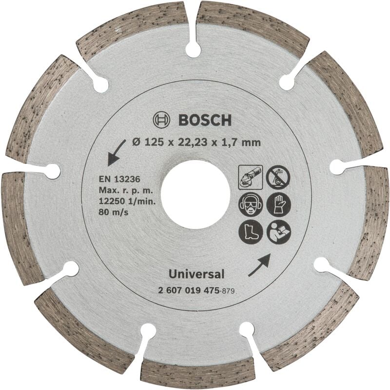 

BOSCH 2607019475 Disco diamante materiales construcción, Ø 125 mm