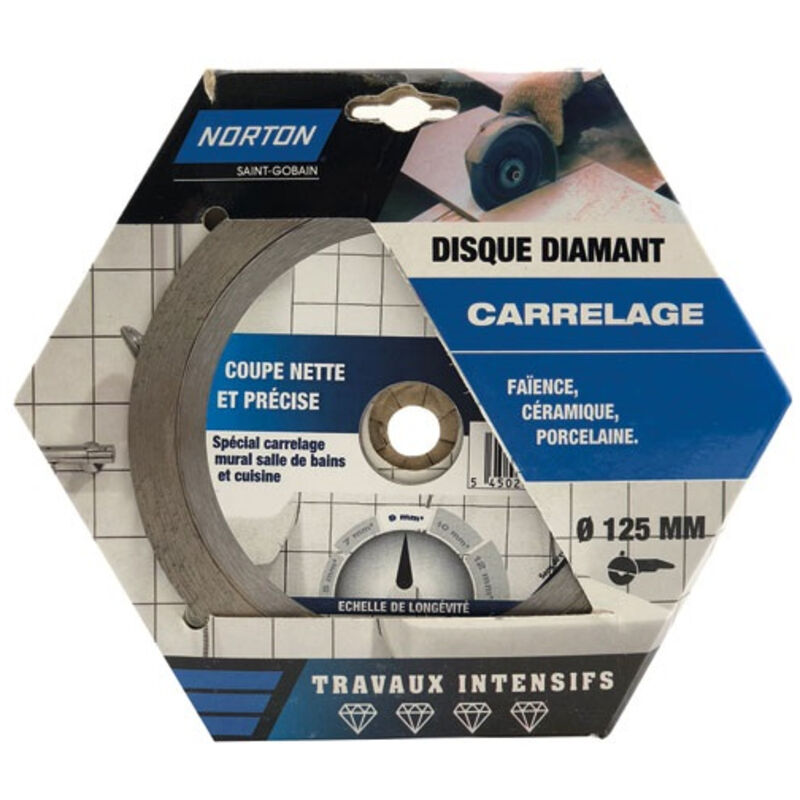 Disco Diamante Intensivo per Piastrelle 125 - Norton