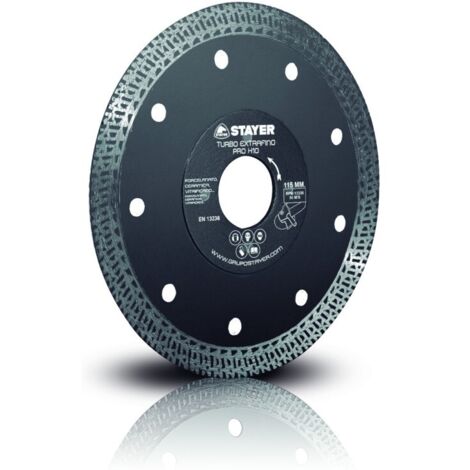 Disco de corte extrafino 115mm Ø – Para porcelánico, cerámica y gres – Altura de 10mm – Corte limpio y preciso – Oscar Diamant