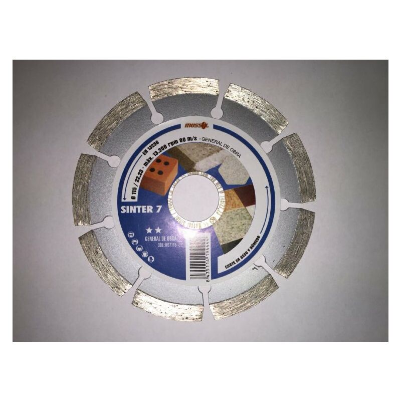 

Disco Diamante Segmentado Sinter 115 Mm