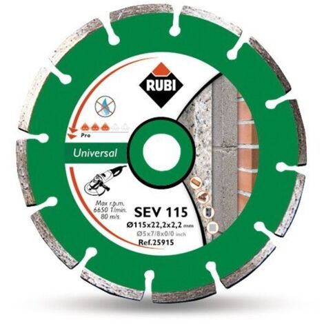 DISCO DIAMANTE SEV Ø115mm PRO 25915 RUBI
