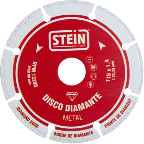 DISCO DIAMANTE STEIN SEGMENTADO METAL 115MM