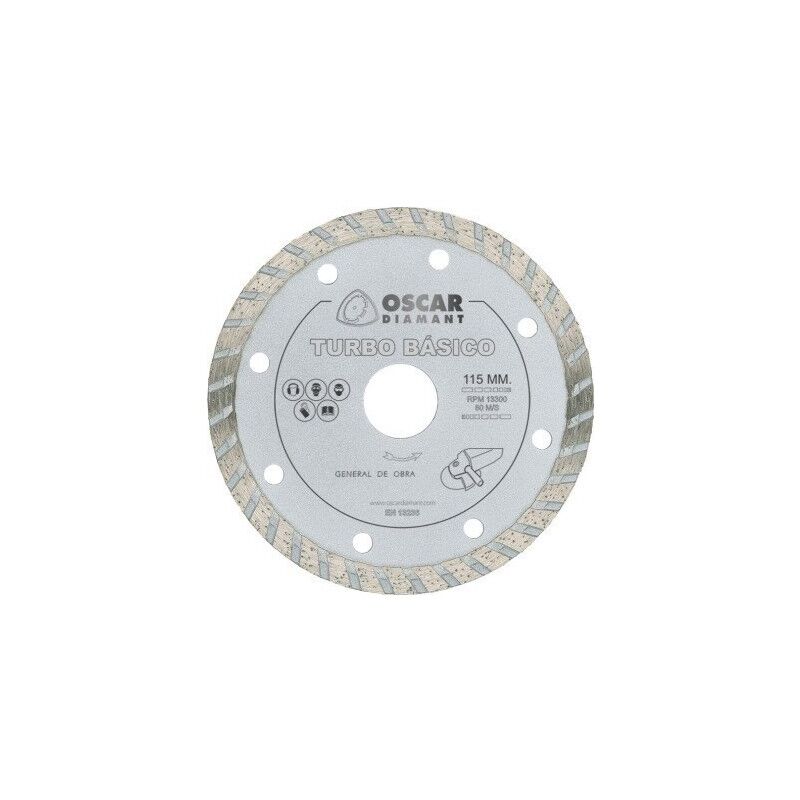 

Disco Corte Turbo 115 Mm Diam Basico - Oscar Diamant