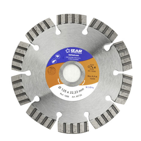 Disco Diamante Turbo Obra General - 1858 - 180 X 10 mm IZAR