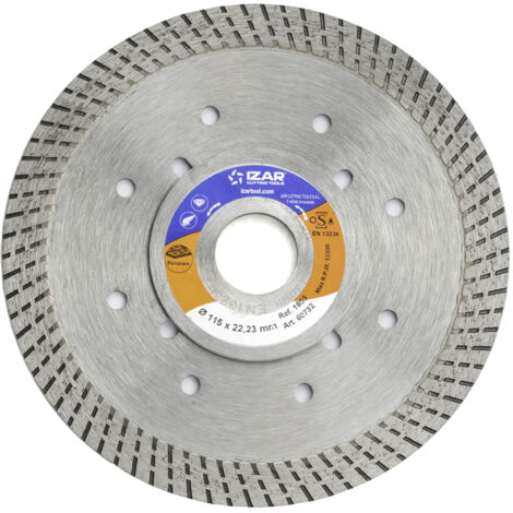 Disco Diamante Turbo Porcelanico - 1853 - 115 X 11 mm IZAR