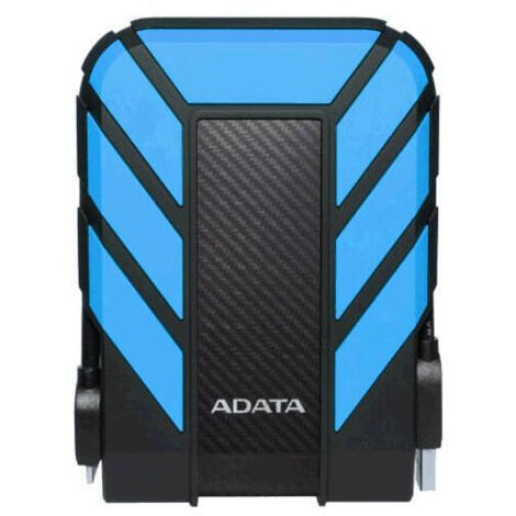Disco duro externo Adata HD710 Pro de 2 TB con USB 3.2, color negro/azul.