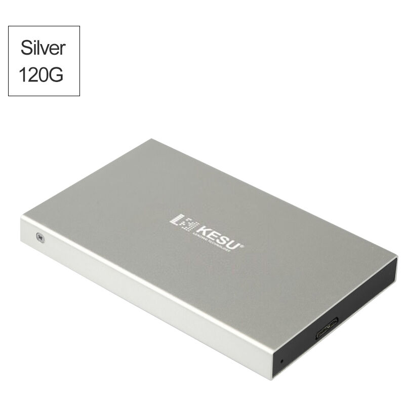 

Disco duro externo portatil Disco duro externo USB 3.0 para PC Plateado y 120G, Plata y 120G