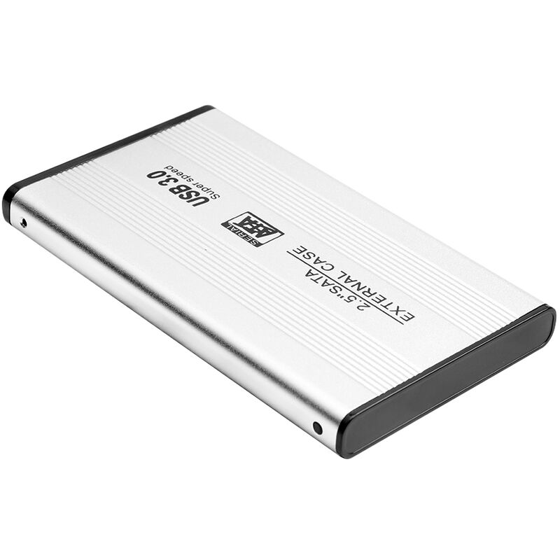 

Disco Duro Externo USB 3.0 de 2.5 '' Disco Duro Portatil de Alta Velocidad de Transmision Plug & Play para Escritorio / Laptop (80GB) Plata, Plata,