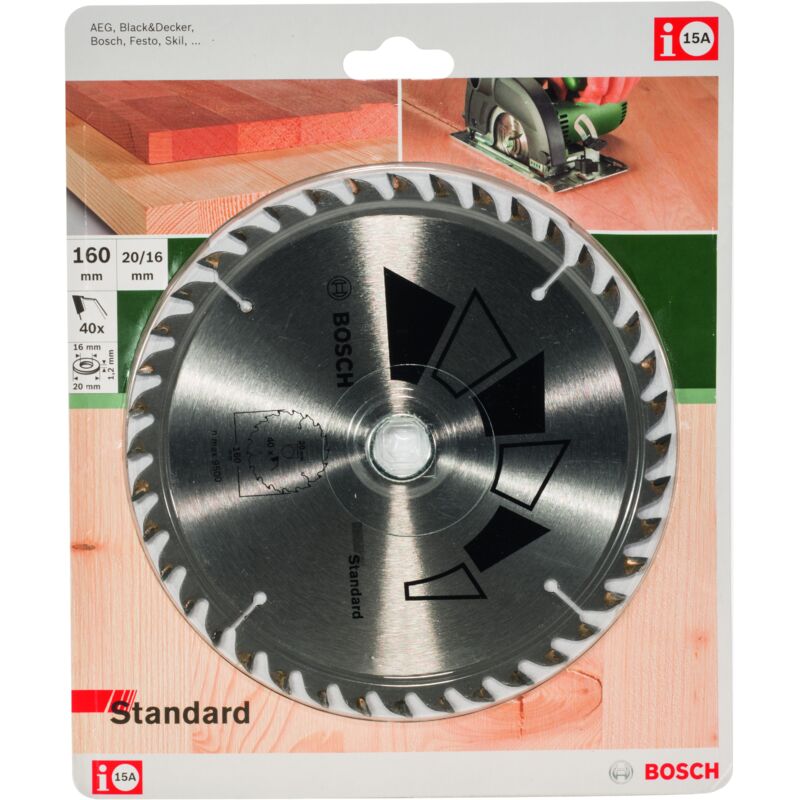 

BOSCH 2609256811 Hoja de sierra circular STANDARD Ø 160 mm