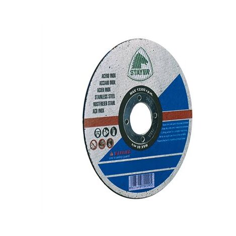 Disco extrafino inox standard, ø125 x 1,0 x 22,23 mm