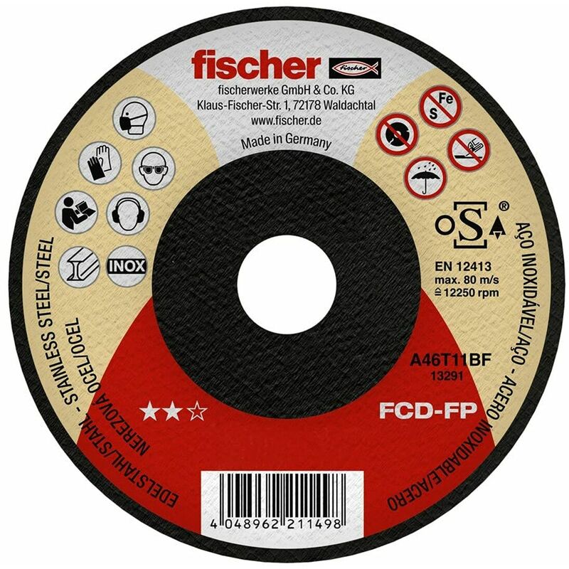 

Disco fcd-fp 115x1x22,23 plus 531709 - Fischer