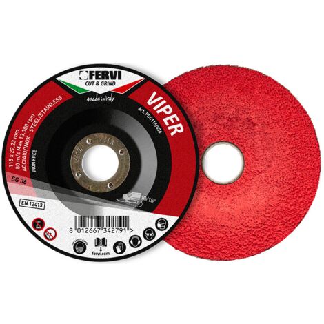 DISCO FIBRATO FLESSIBILE VIPER  115 MM SG 60