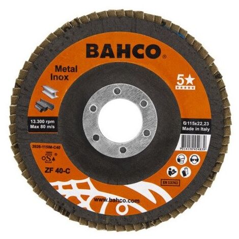 DISCO FLEXIBLE ZIRCONIA 125 C80 - BAHCO