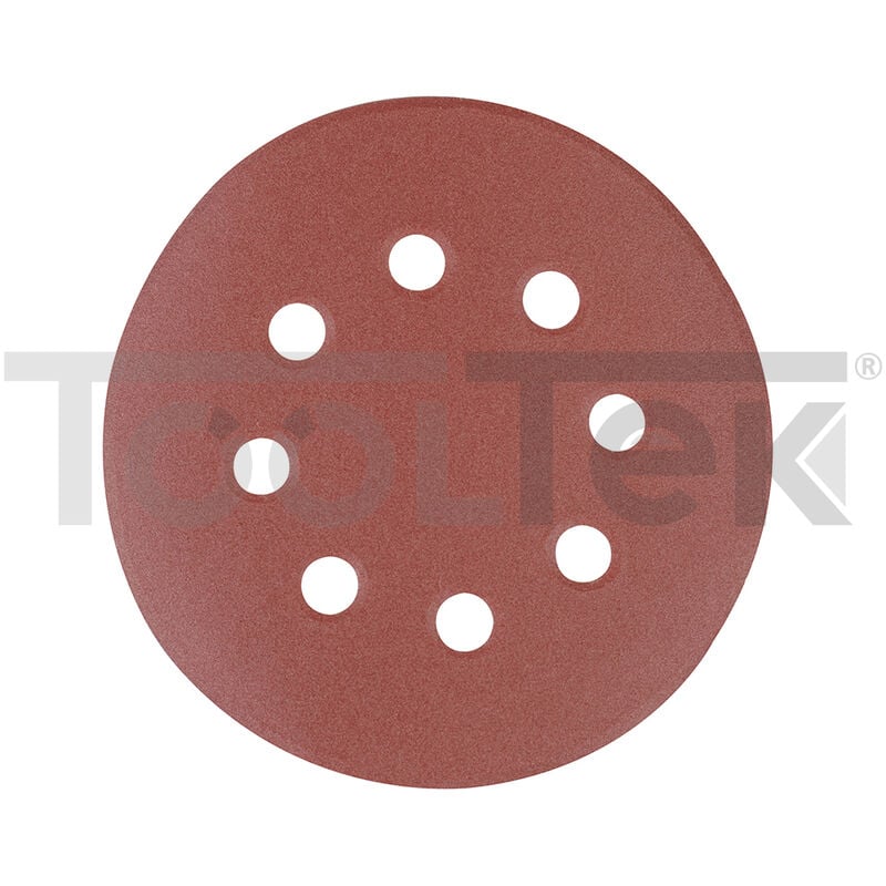 Image of Disco foglio abrasivo carta vetrata GRANA240 125mm 10pz 206505
