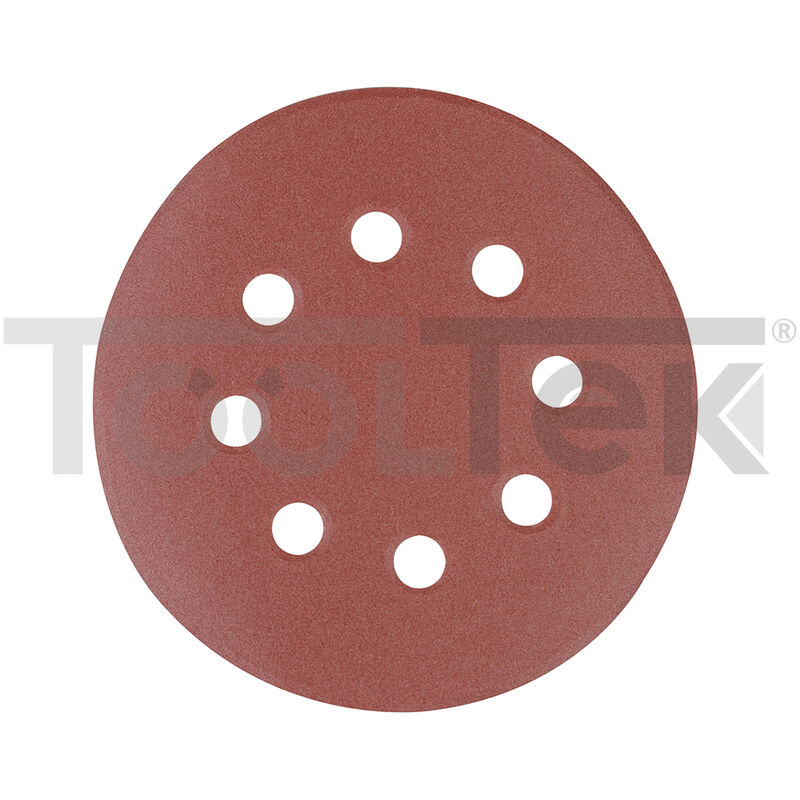 Image of Disco foglio abrasivo carta vetrata GRANA40 125mm 10pz 822649