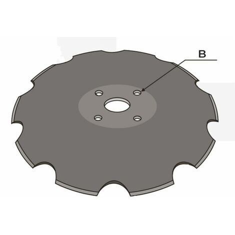 Disco frangizolle base piana Ø 560mm sp. 5mm