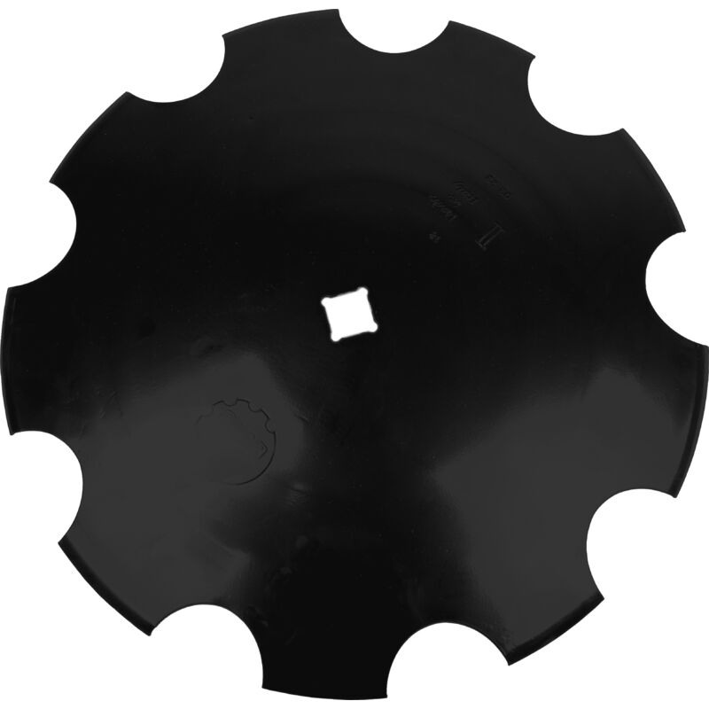 Disco Frangizolle Liscio 410mm Sp. 3mm Con Foro Quadrato Da