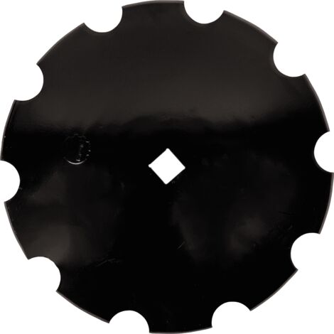 Disco frangizolle dentato con ø 610mm spessore 5mm e foro quadrato di 41mm