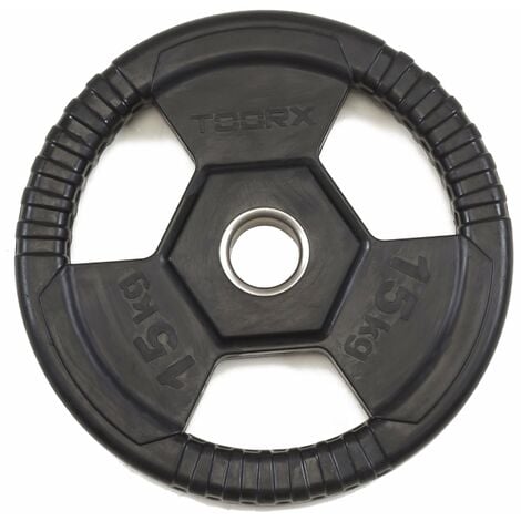 Disco ghisa gommato - 1,25 kg - ø50 mm - TRI GRIP