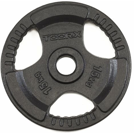 Disco ghisa nera - 15 kg - ø50 mm - TRI GRIP
