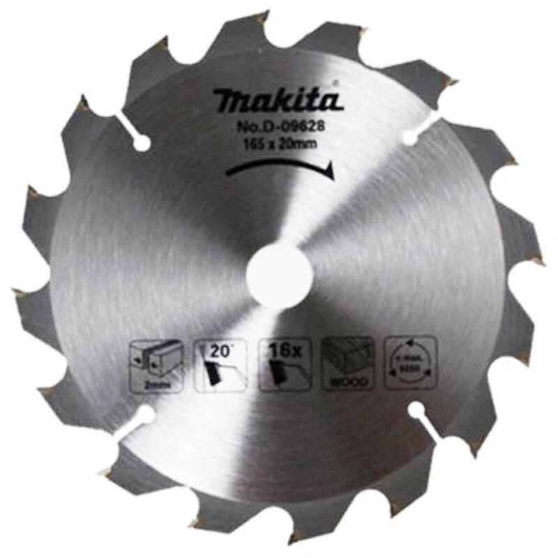 

MAKITA D-03931 - Disco de sierra standard de 235x2.3 llanta 1.6 mm 48z 18 grados eje de 30 arandela reduccion 25