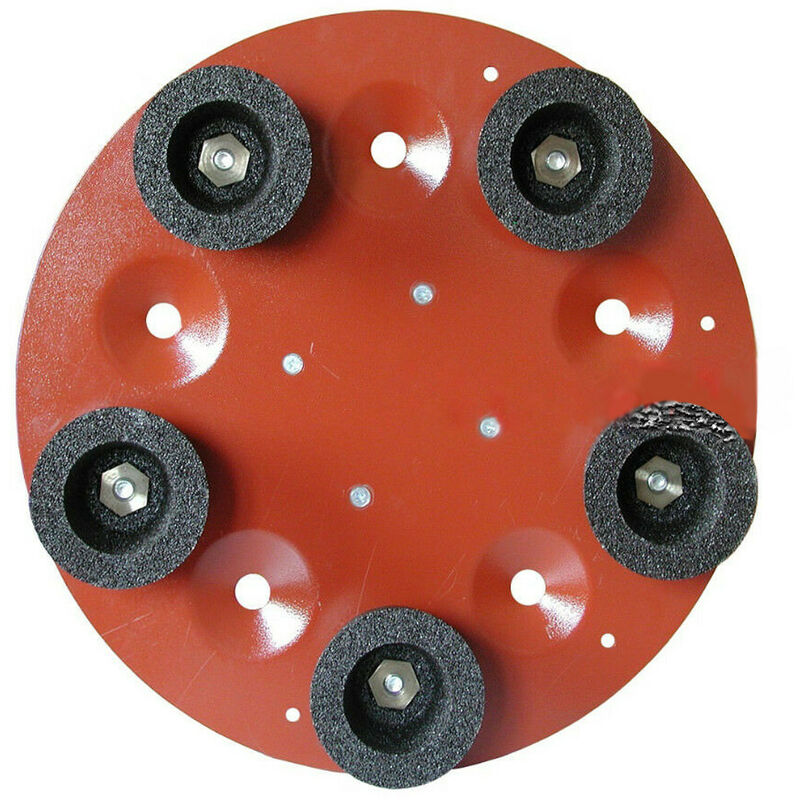 Image of Disco in acciaio diametro 490MM con 5 mole abrasive al carburo di silicio per maxititina Raimondi