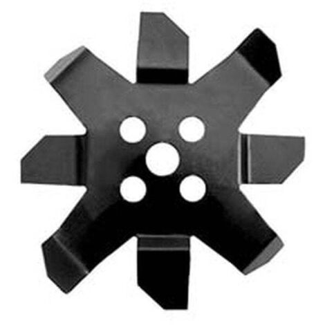 Disco in metallo per decespugliatore a 8 denti effetto mulching