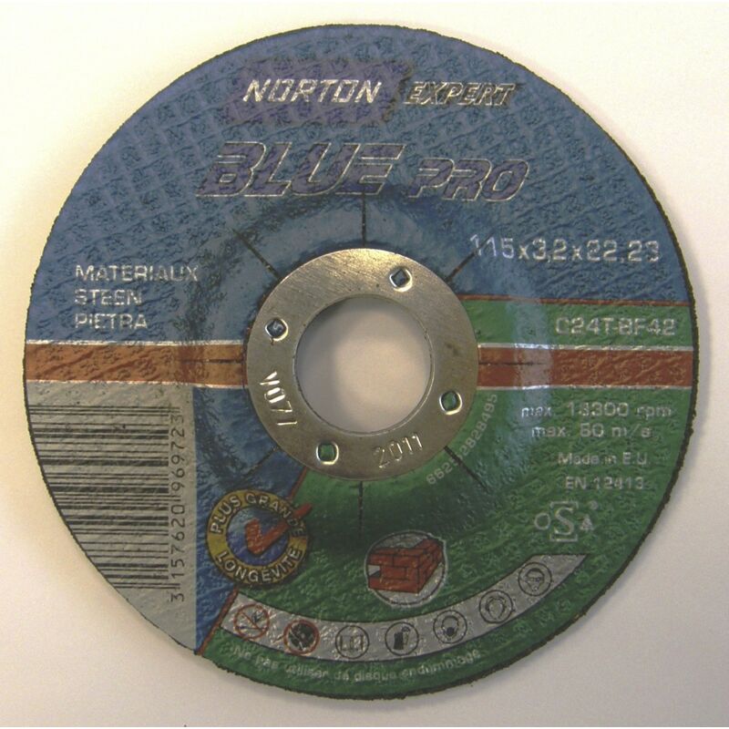 Image of Disco metallico per materiali edili Norton Diam.125 mm Norton