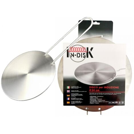 DISCO INDUZIONE ADATTATORE PENTOLE DIFFUSORE CALORE D. 240 mm universale