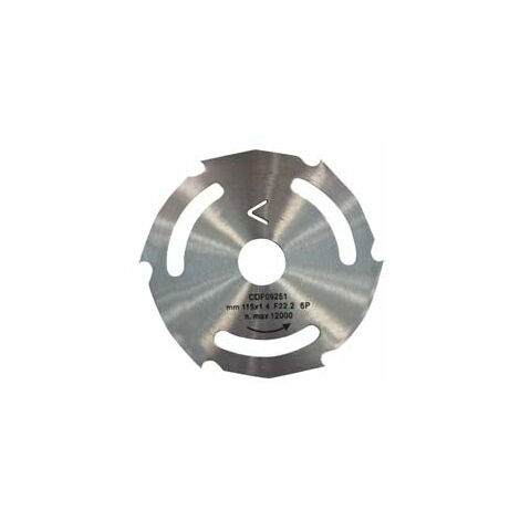 Disco Lama Circolare Cromo Vanadio Sc - ø mm.230 foro 22,2 spessore mm.1,4