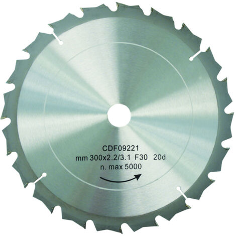 Disco Lama Circolare Widia Dentatura Alternata - ø mm.550 foro 30 denti 44 sp.mm.3,0