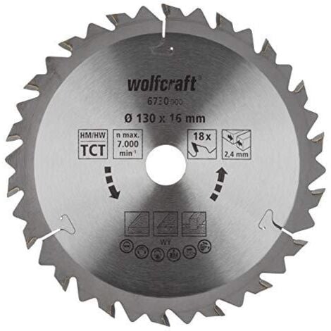 WOLFCRAFT LAMA PER SEGA CIRCOLARE D.140 18 DENTI 6731000