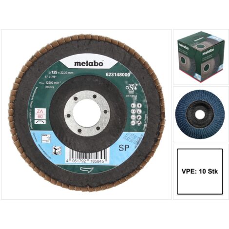 Disco lamellare 125 mm P 60, Sp-Zk Metabo