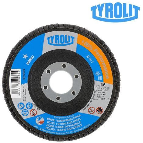 Disco Lamellare 27CLA Ø115x22,23 ZA60Q-B Tyrolit